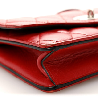 Mulberry Shiny Buffalo Quilted Darley Shoulder Bag Red 8 of 12