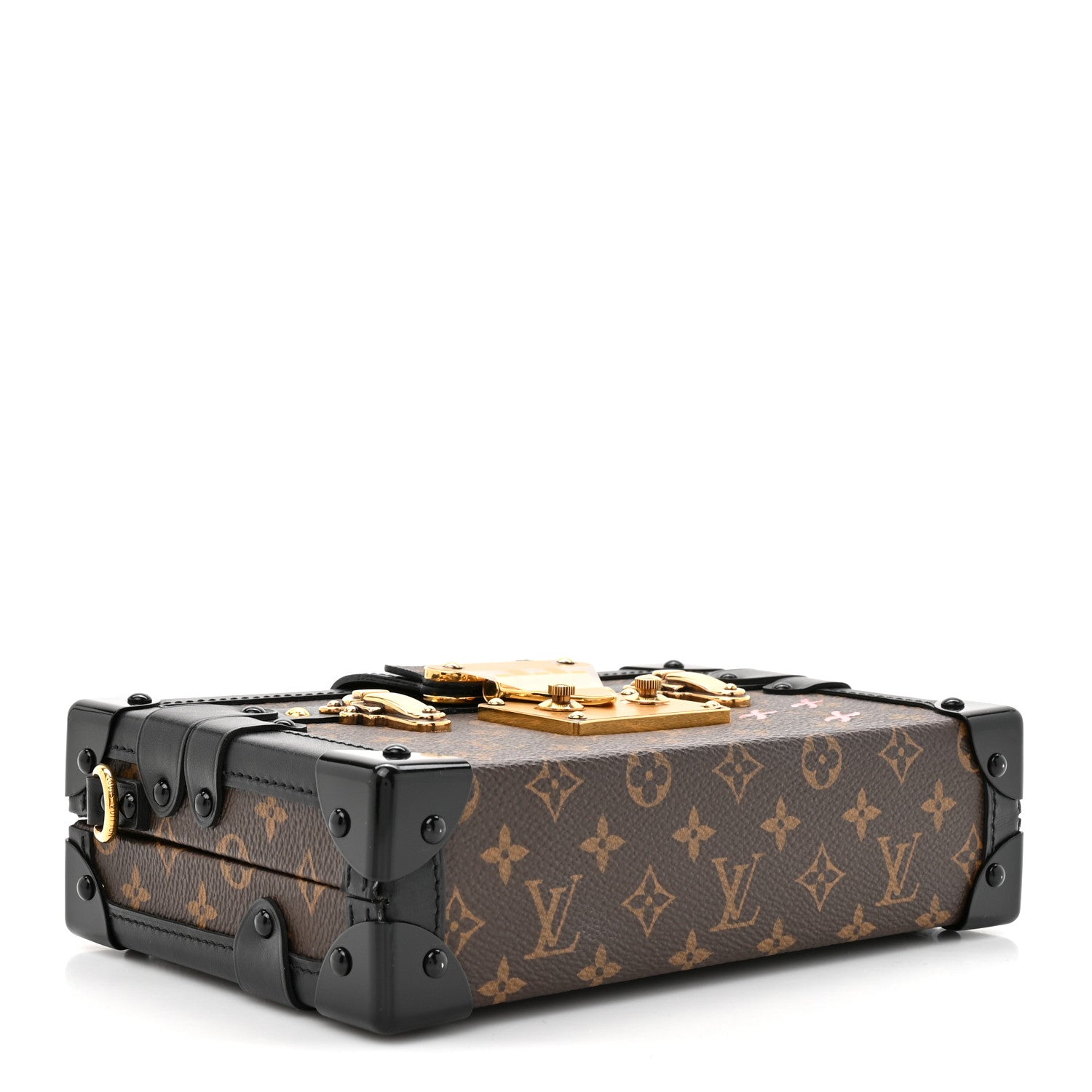 Louis Vuitton Monogram Petite Malle Black 4 of 10