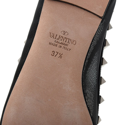 Valentino Garavani Mesh Rockstud Ballerina Flats 37.5 Black 9 of 10