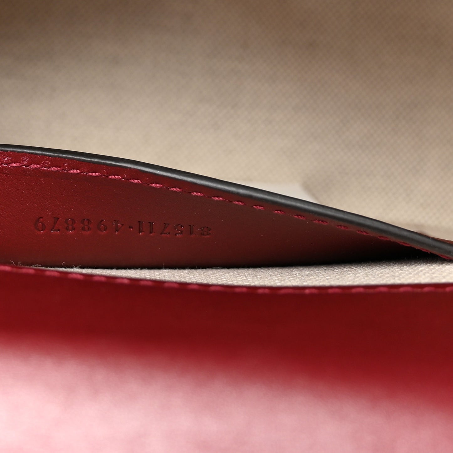 Calfskin Blondie Small Shoulder Bag Dark Red