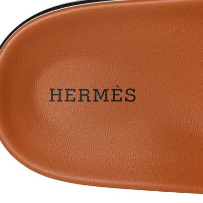 Hermes Calfskin Womens Empire Sandals 38 Marron Glaise 7 of 8