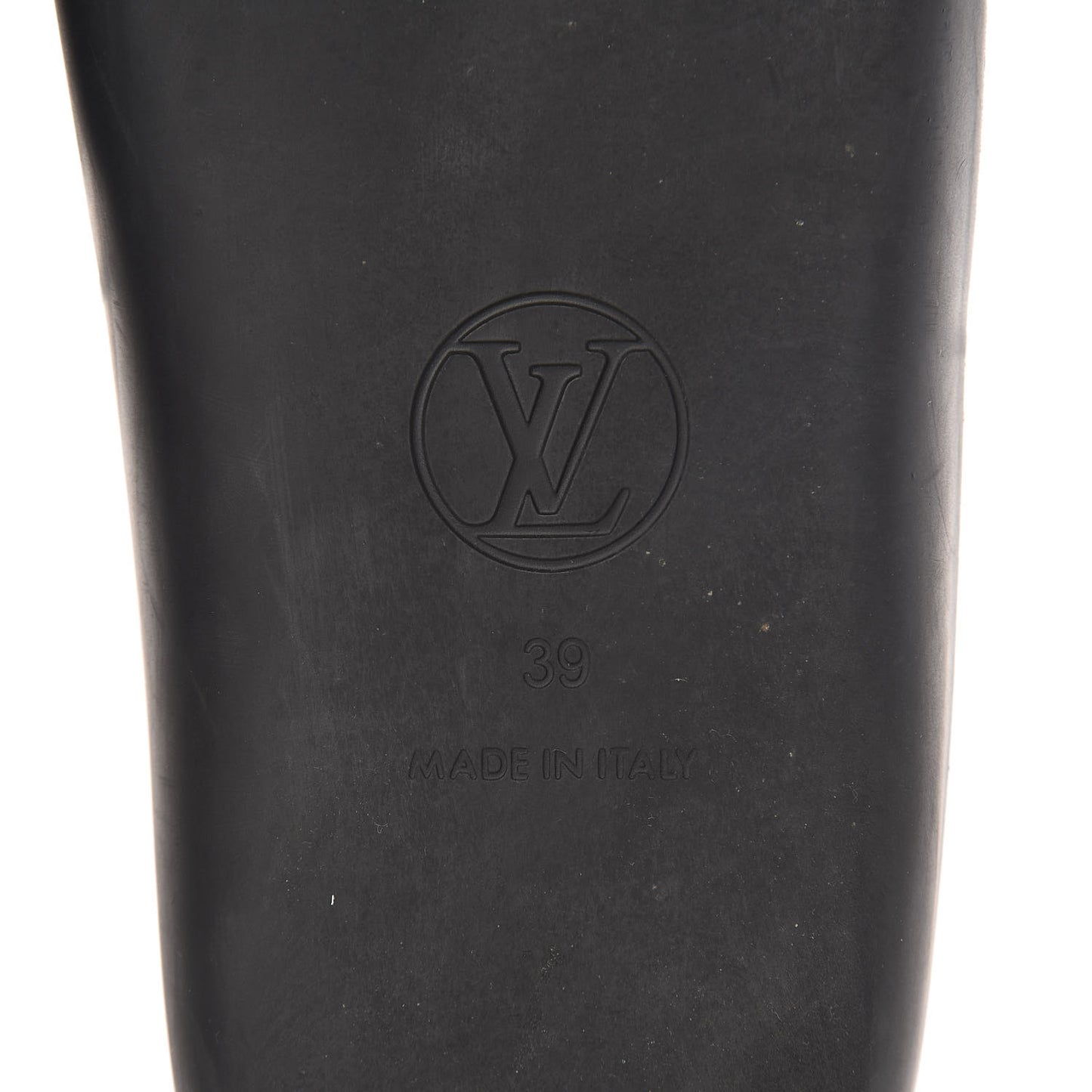 Calfskin Logo Sunbath Slide Sandals 39 Black