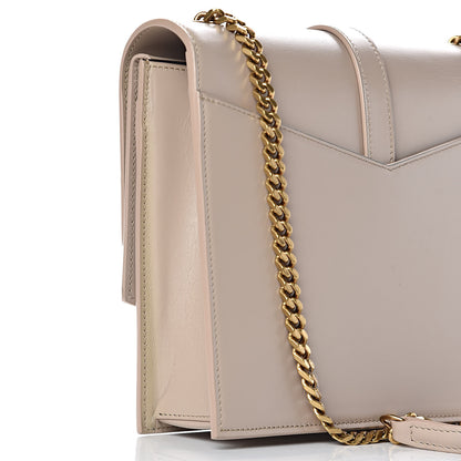 Saint Laurent Smooth Calfskin Monogram Medium Sulpice Shoulder Bag Light Natural 13 of 18