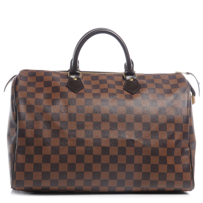 Louis Vuitton Damier Ebene Speedy 35 1 of 8