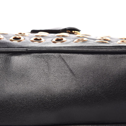 Prada Nappa Metal Grommet Bauletto Black 9 of 9