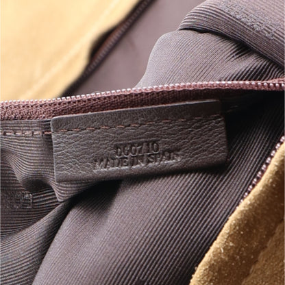 Loewe Suede Calfskin Amazona 36  Gold Brown 7 of 10