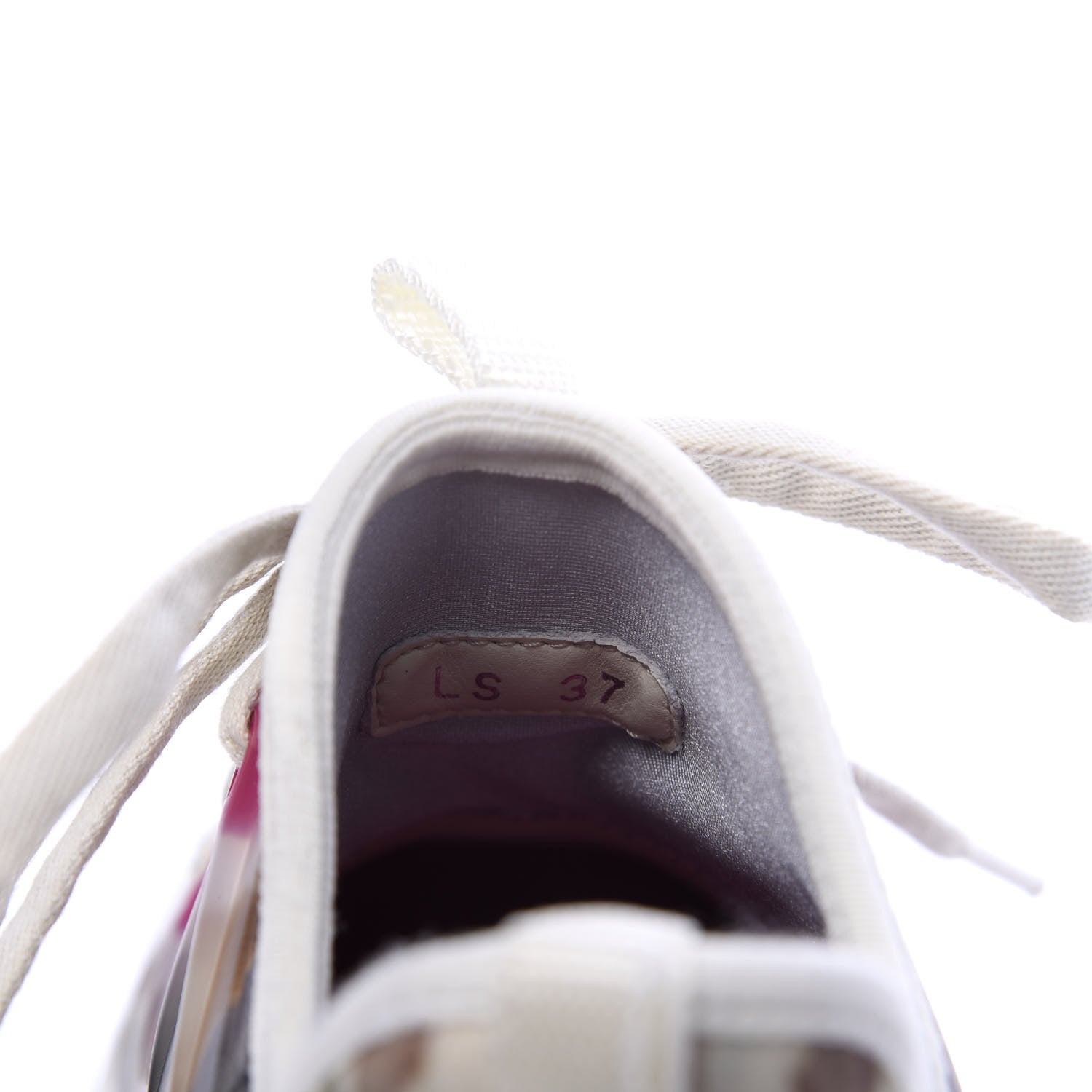Christian Dior Neoprene Rubber Womens KaleiDiorscopic D-Connect Sneakers 37 White Cypress 9 of 10