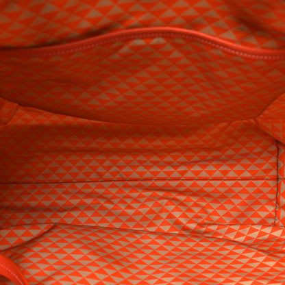 Prada Re-Nylon Saffiano Triangolo Symbole Shopping Tote Orange 5 of 11