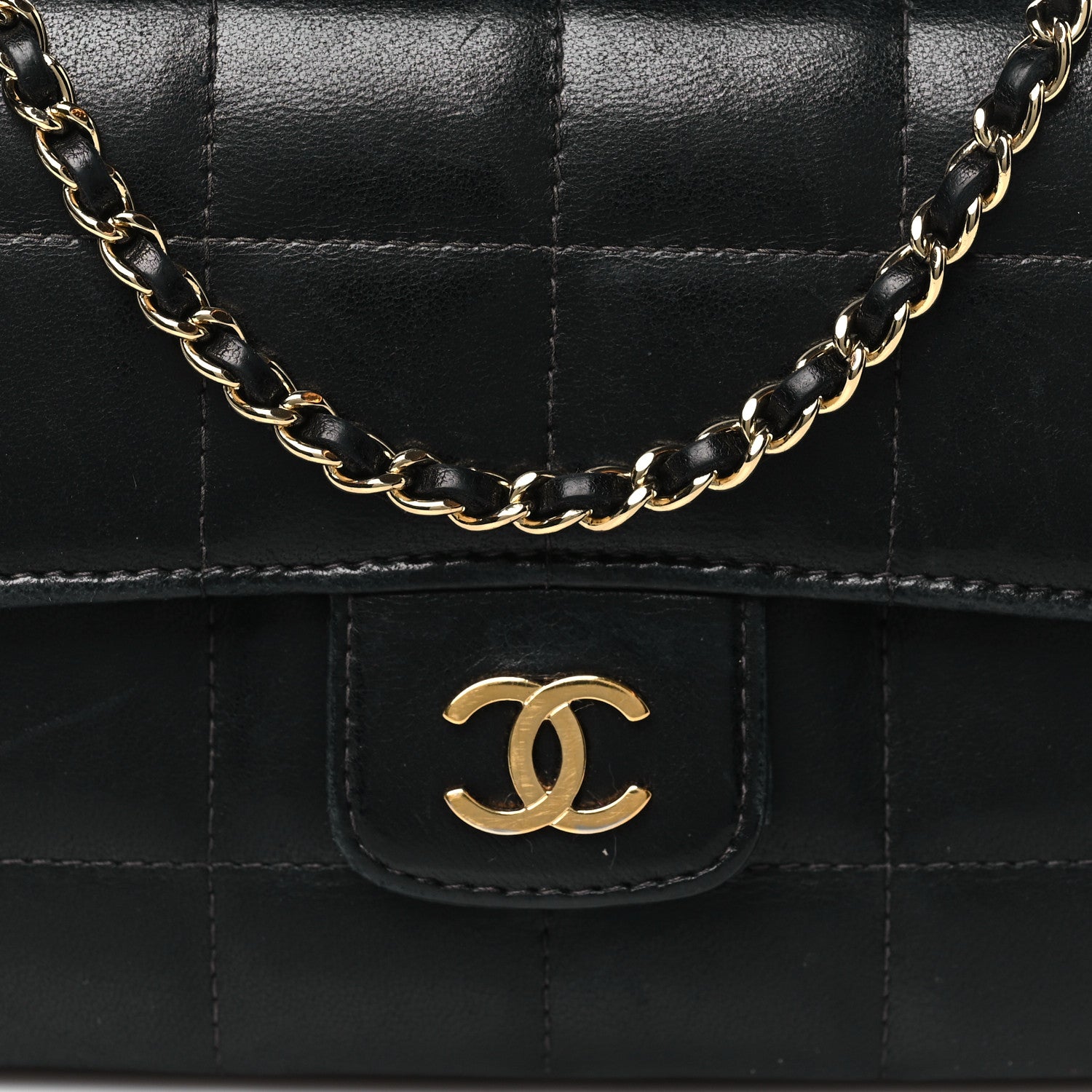 Chanel Lambskin Quilted Mini Chocolate Bar Flap Black 8 of 12