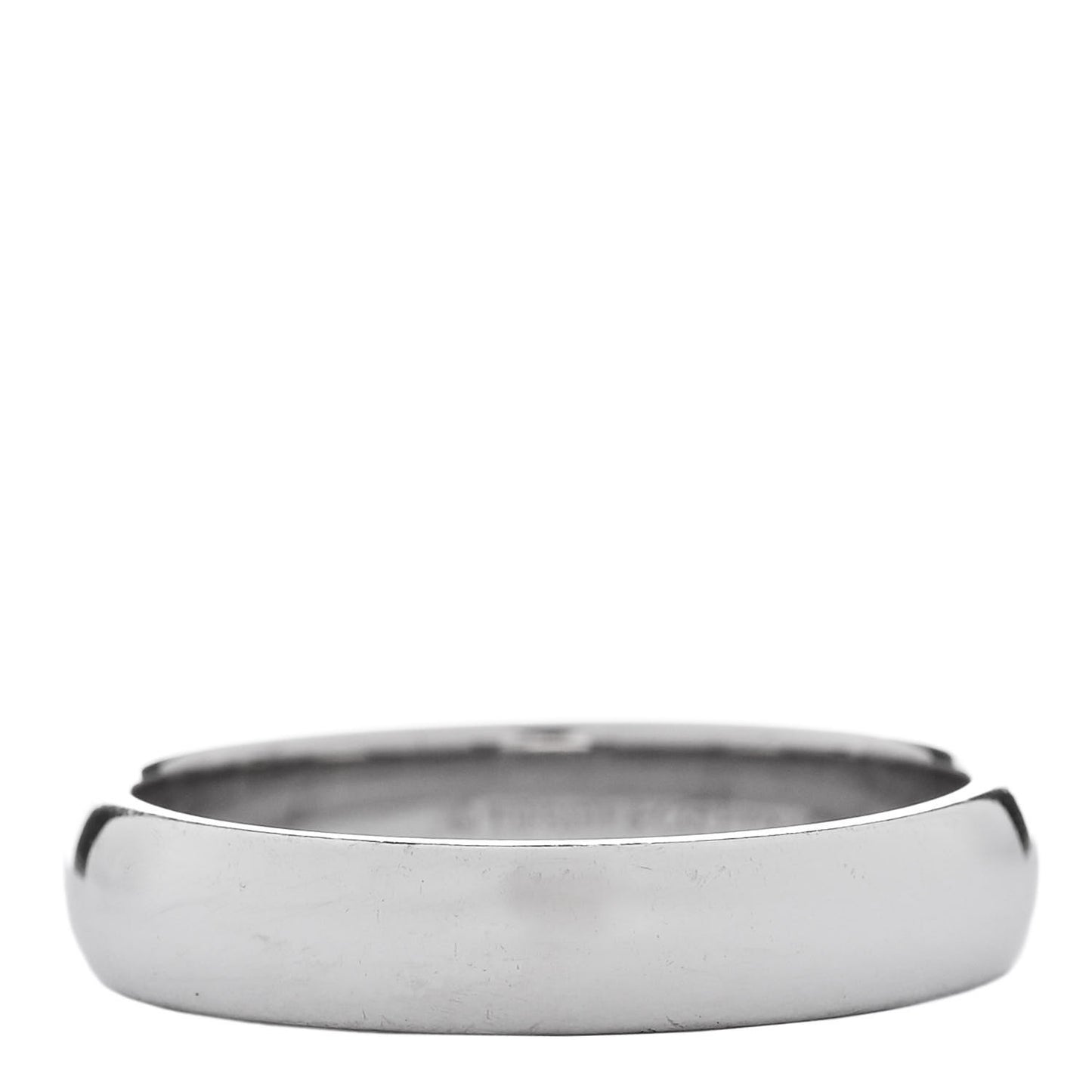 Platinum 4.5mm Forever Wedding Band Ring 61 9.5