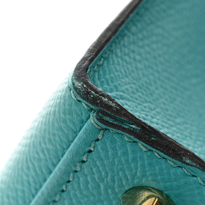Hermes Epsom Kelly Sellier 28 Bleu Paon 21 of 30