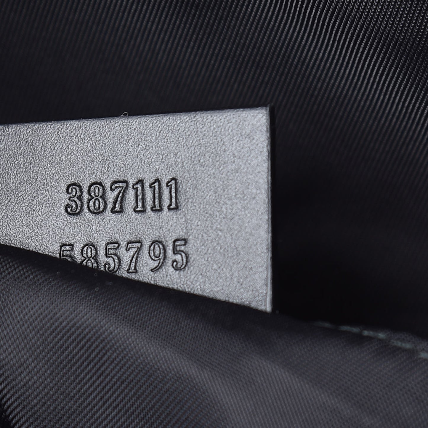 GG Supreme Monogram Web Messenger Bag Black