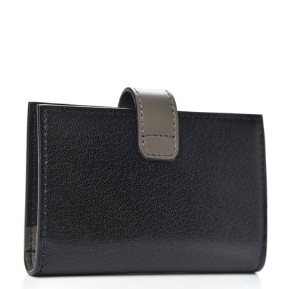 Givenchy Sugar Goatskin GV3 Wallet Black Grey 3 of 7