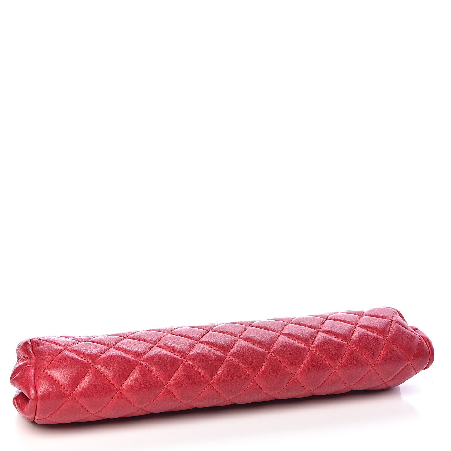 Lambskin Quilted Timeless Clutch Red