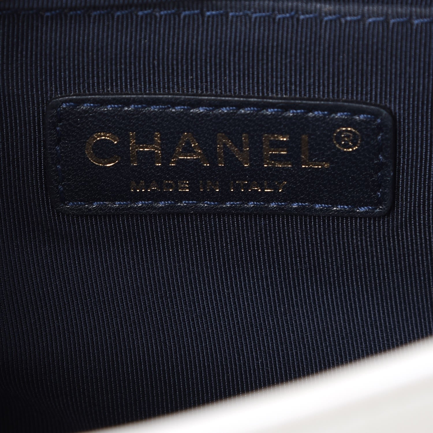 Chanel Lambskin Embossed Medium Boy Cube Flap White Red 6 of 7