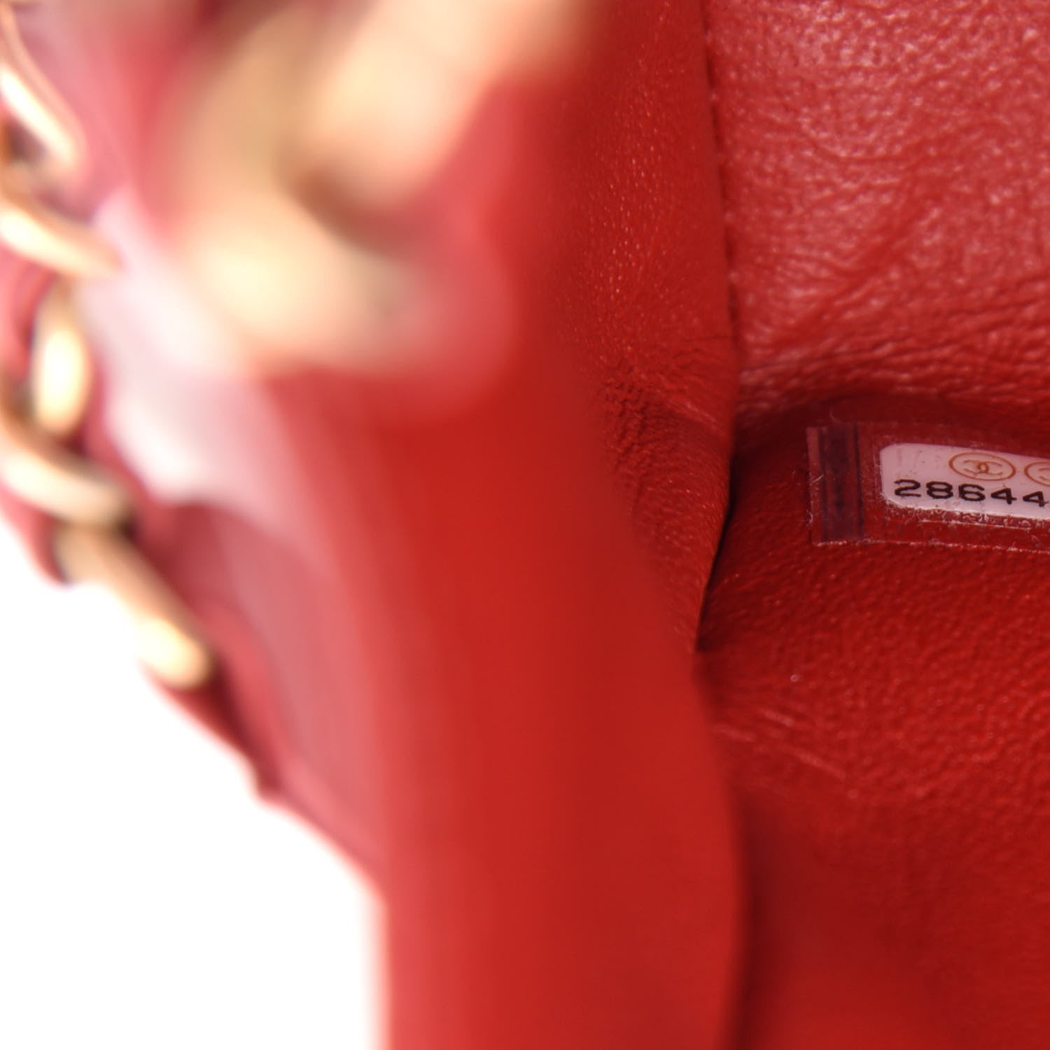 Chanel Calfskin Quilted Chevron In The City Bag Red 9 of 11
