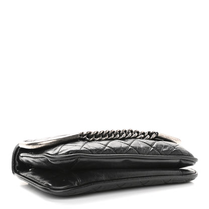 Chanel Glazed Calfskin Quilted Flap Black 4 of 11
