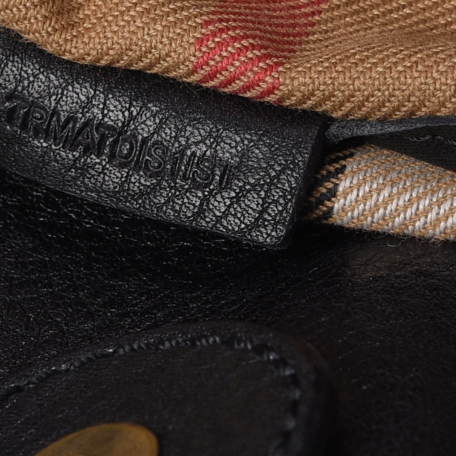 Burberry Calfskin Medium Raymond Black 8 of 9