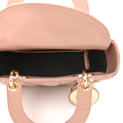 Christian Dior Lambskin Cannage Small Lady Dior Pink 5 of 13