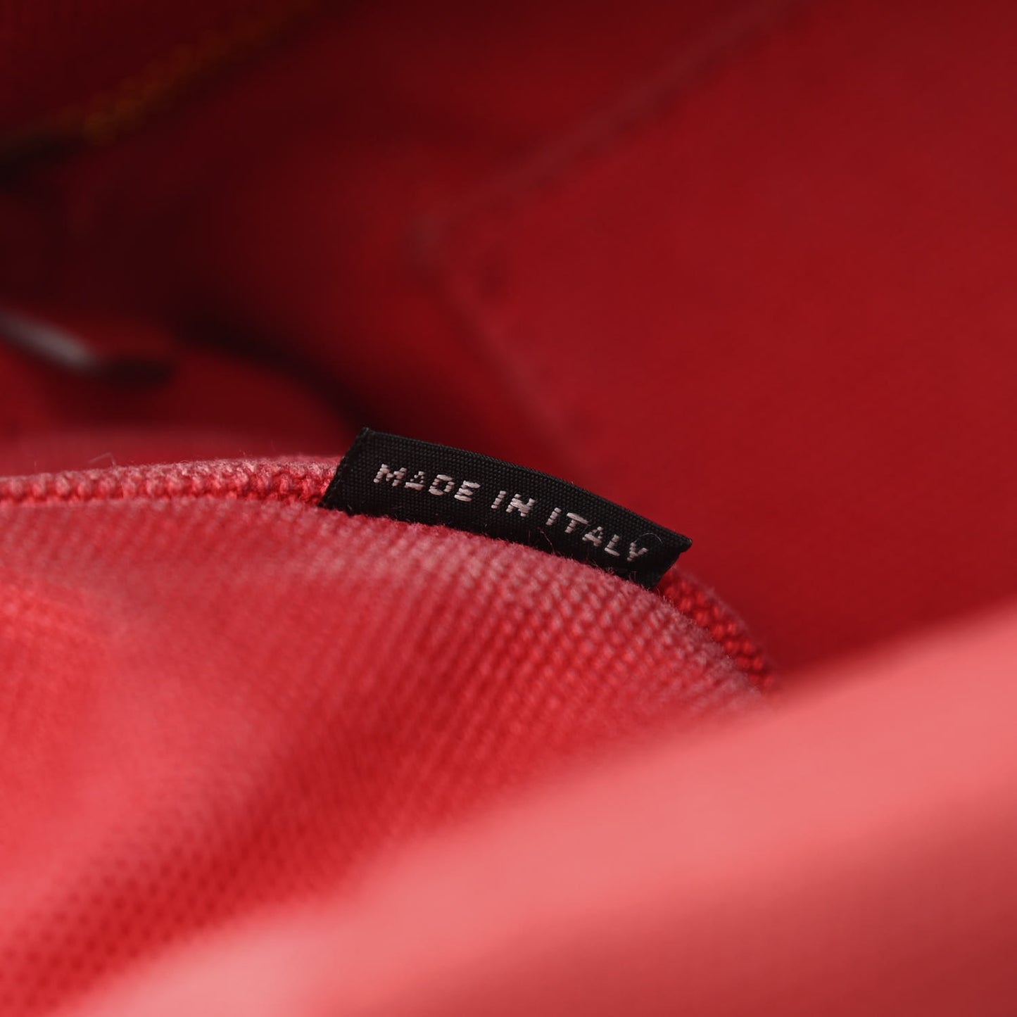 Canapa Small Logo Tote Rosso