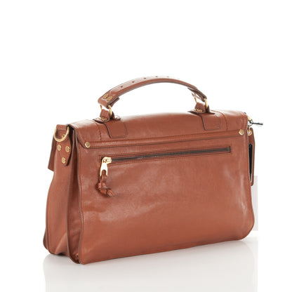 Proenza Schouler Lambskin Medium PS1 Satchel Saddle 3 of 7