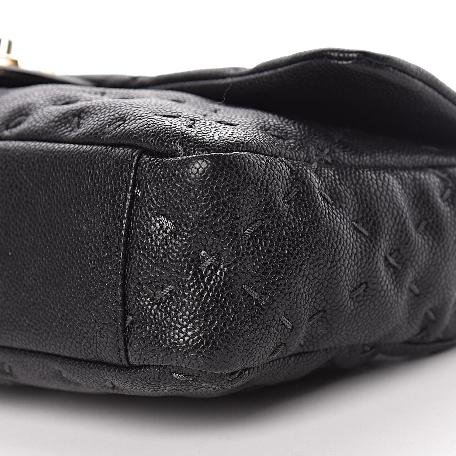 Chanel Caviar Stitched Flap Black 10 of 12