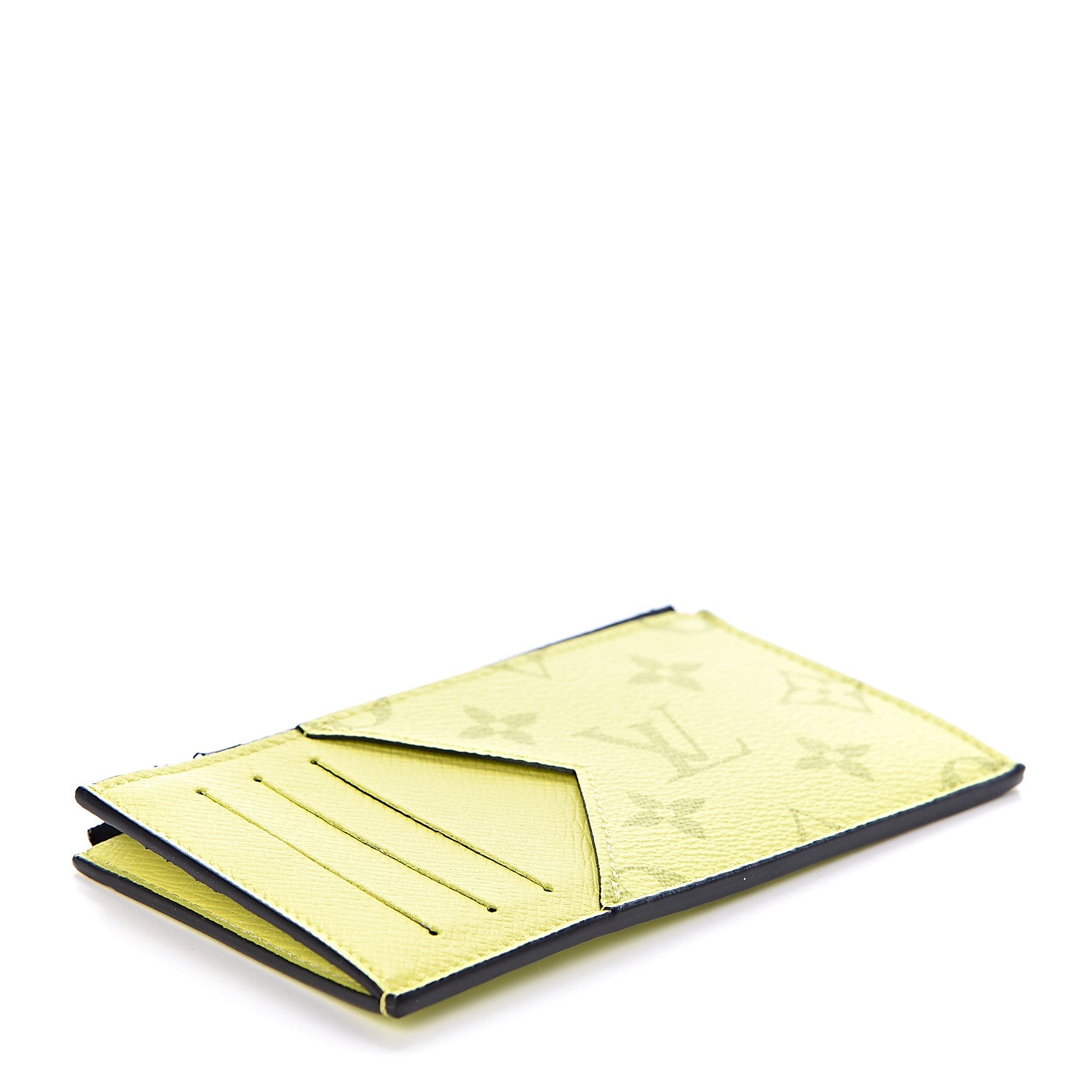 Louis Vuitton Monogram Taiga Coin Card Holder Yellow 4 of 6