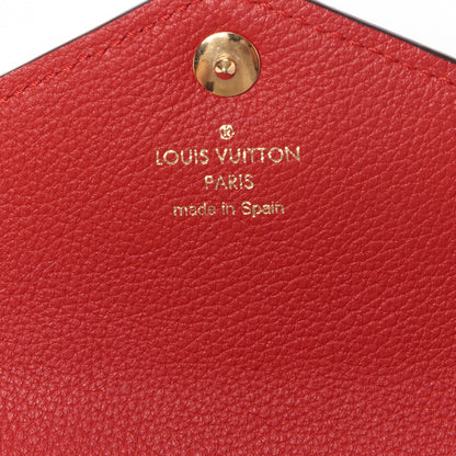 Louis Vuitton Calfskin Double V Wallet Rubis 8 of 8