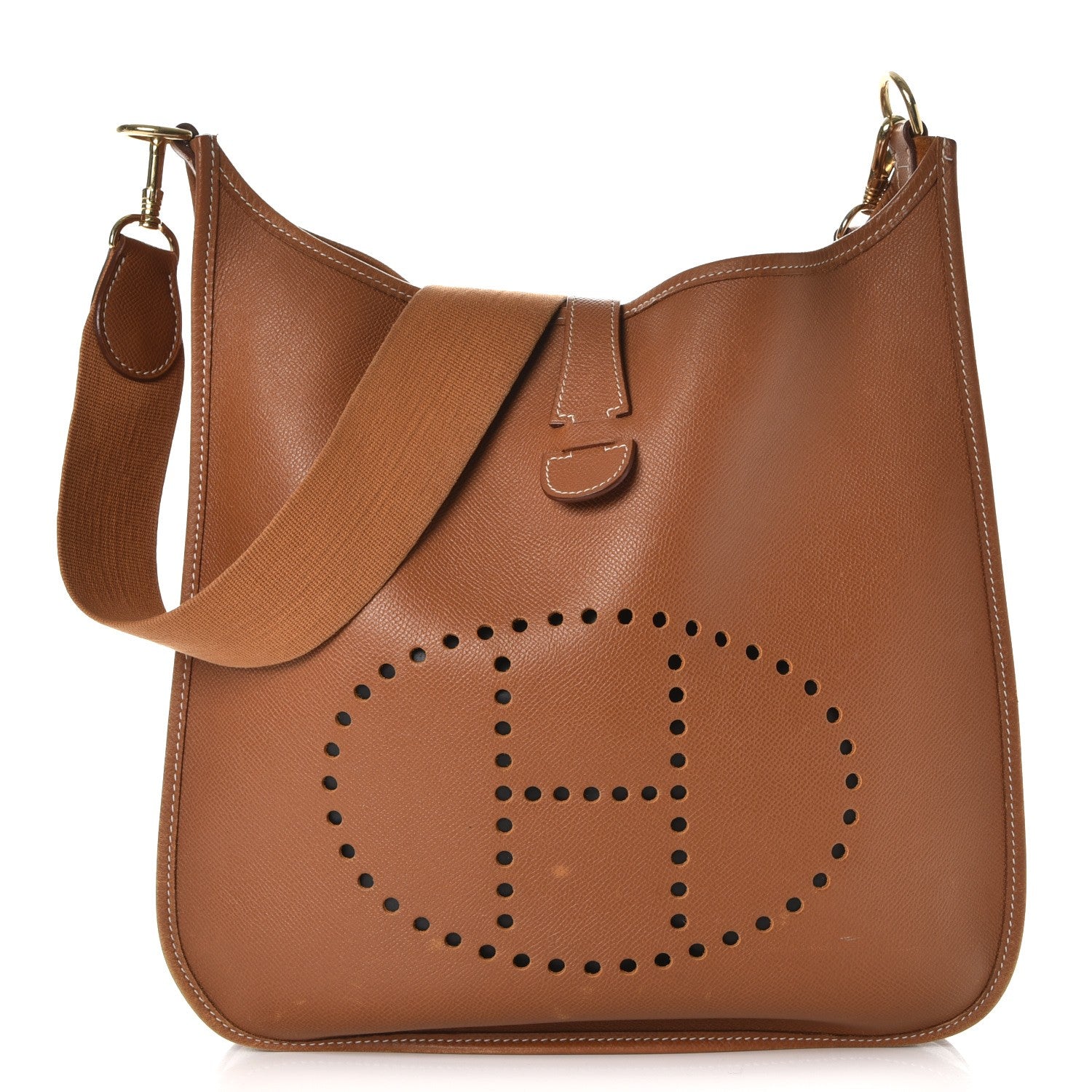 Hermes Epsom Evelyne GM Gold 1 of 16