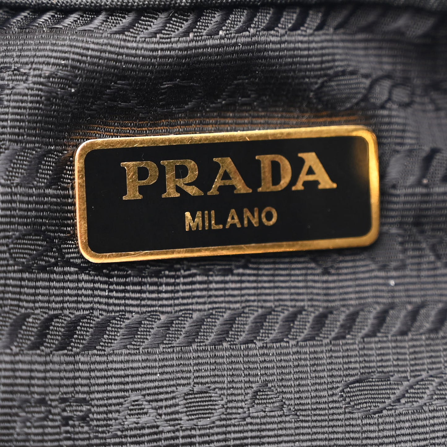 Saffiano Tessuto Nylon Mini Bucket Crossbody Bag Black