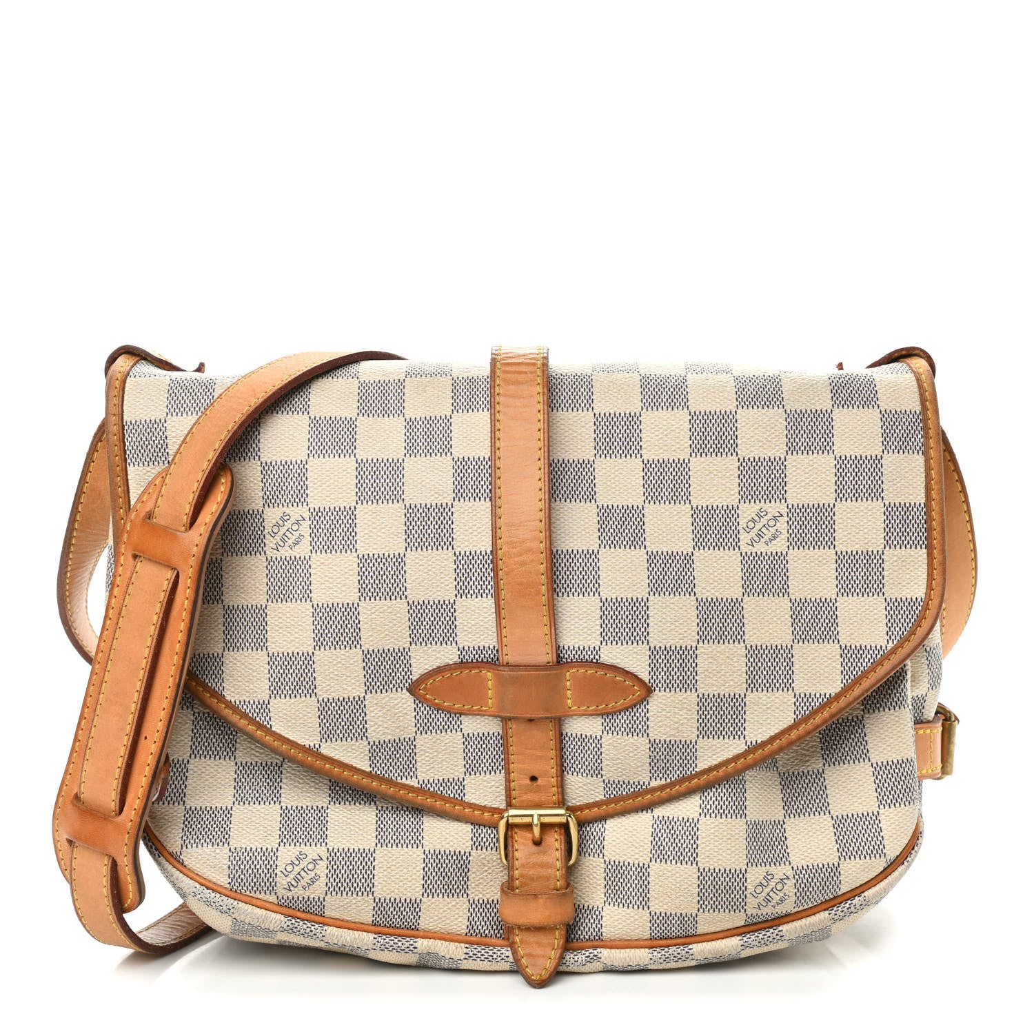 Louis Vuitton Damier Azur Saumur MM 1 of 15