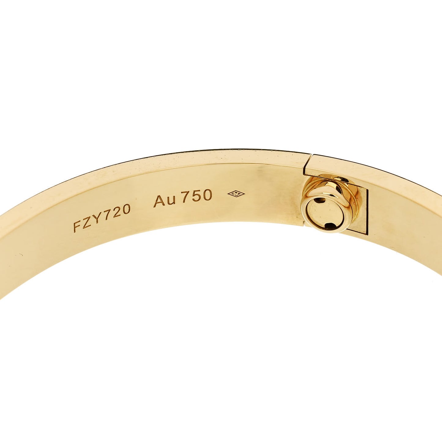 18K Yellow Gold LOVE Bracelet 17