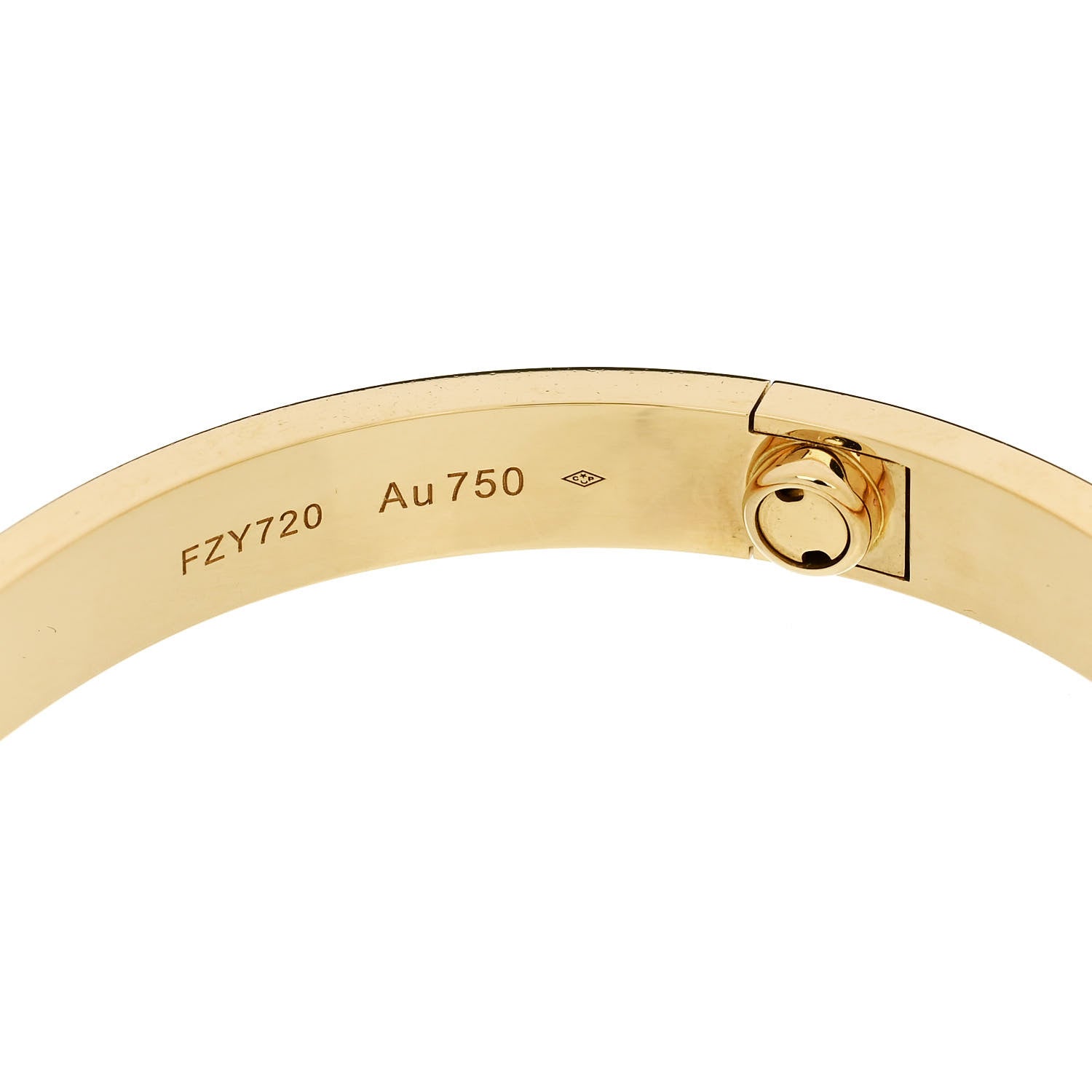 Cartier 18K Yellow Gold LOVE Bracelet 17 7 of 9