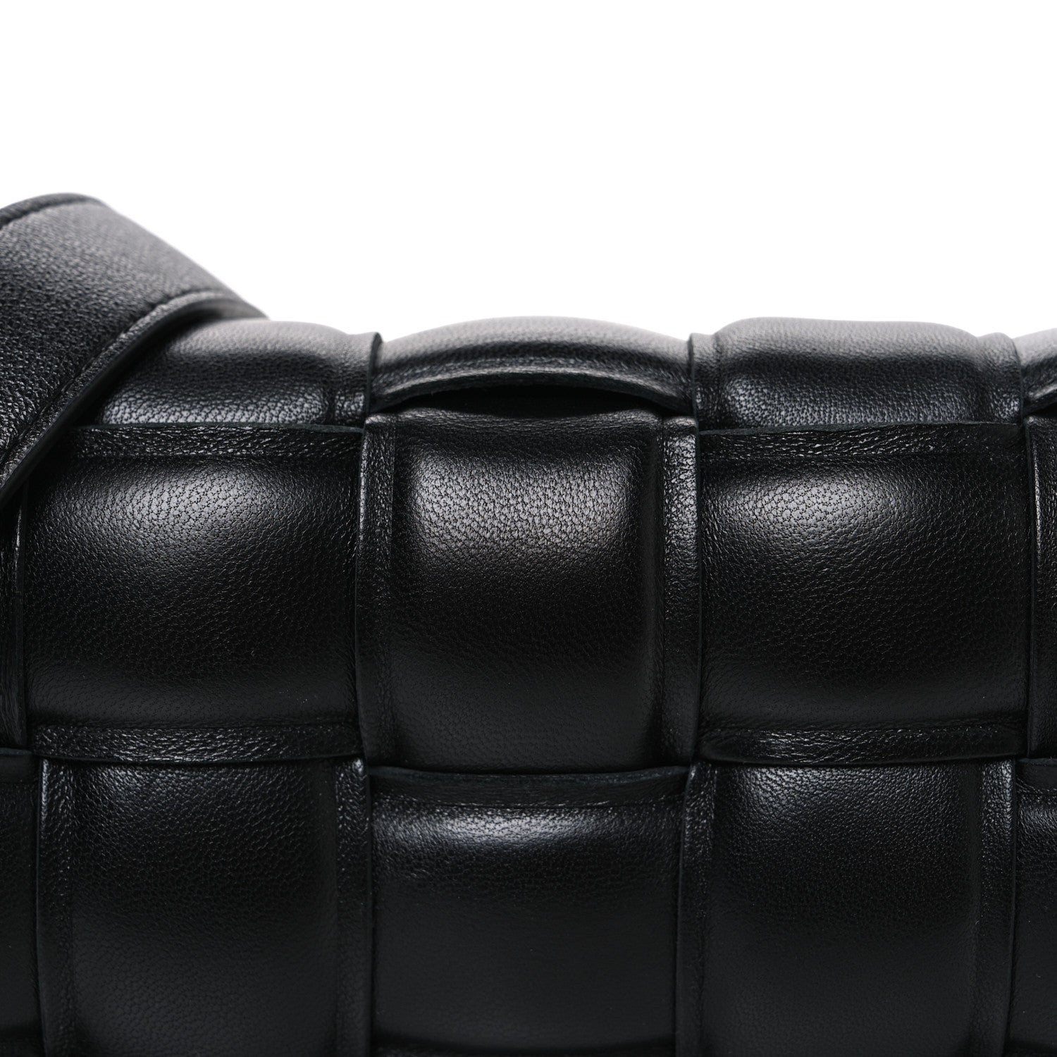 Bottega Veneta Nappa Maxi Intreccio Small Padded Cassette Crossbody Bag Black 9 of 11