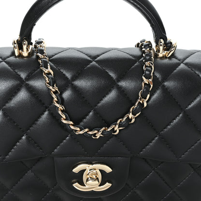 Chanel Caviar Quilted Mini Top Handle Rectangular Flap Black 8 of 11