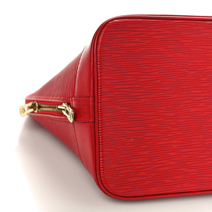 Louis Vuitton Epi Alma PM Castillan Red 6 of 9