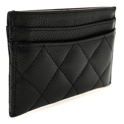 Chanel Caviar Quilted Card Holder Black 3 of 9