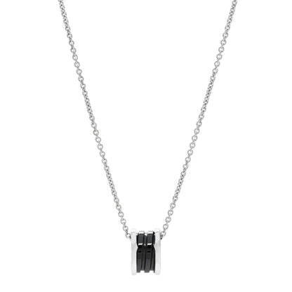 Bulgari Sterling Silver Ceramic Save The Children Pendant Necklace 1 of 9
