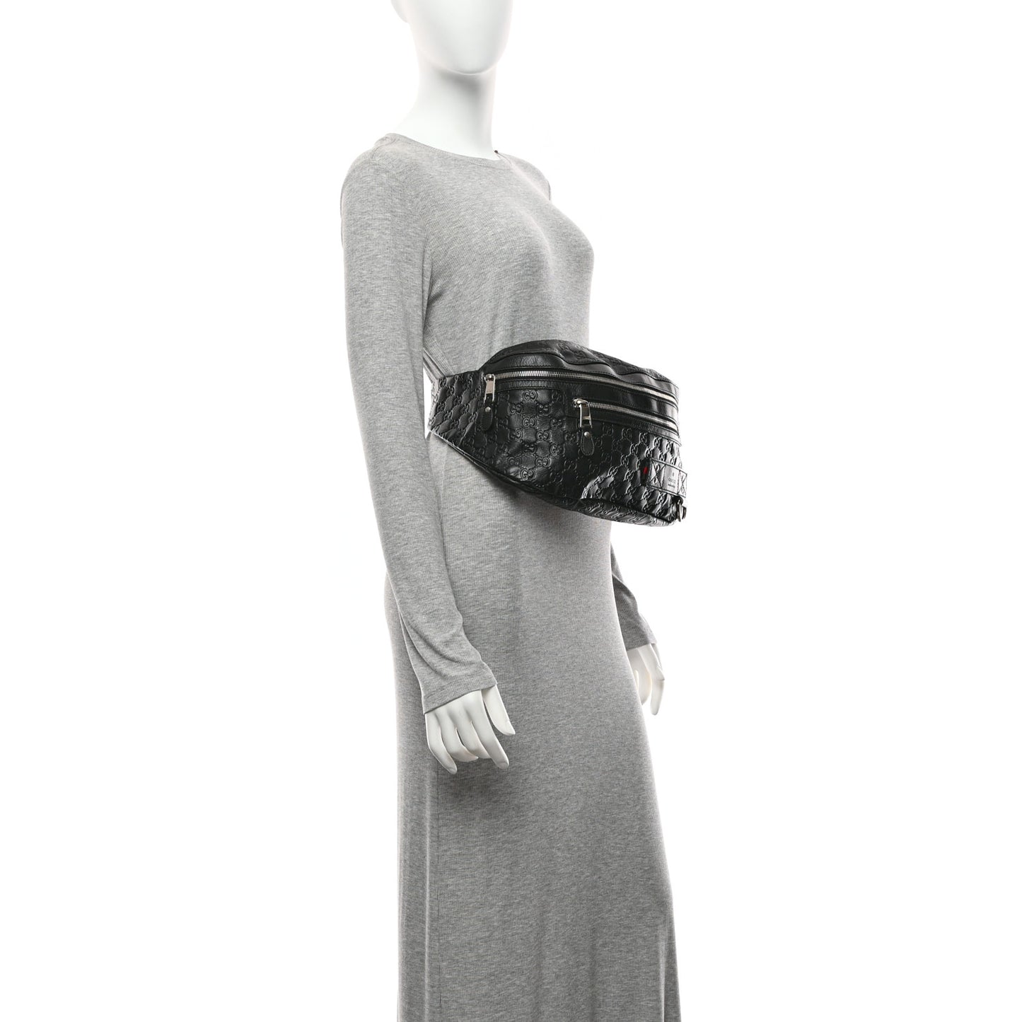 Guccissima Web Belt Bag Black