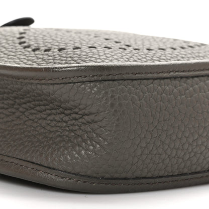 Hermes Taurillon Clemence Evelyne TPM Etain 8 of 10