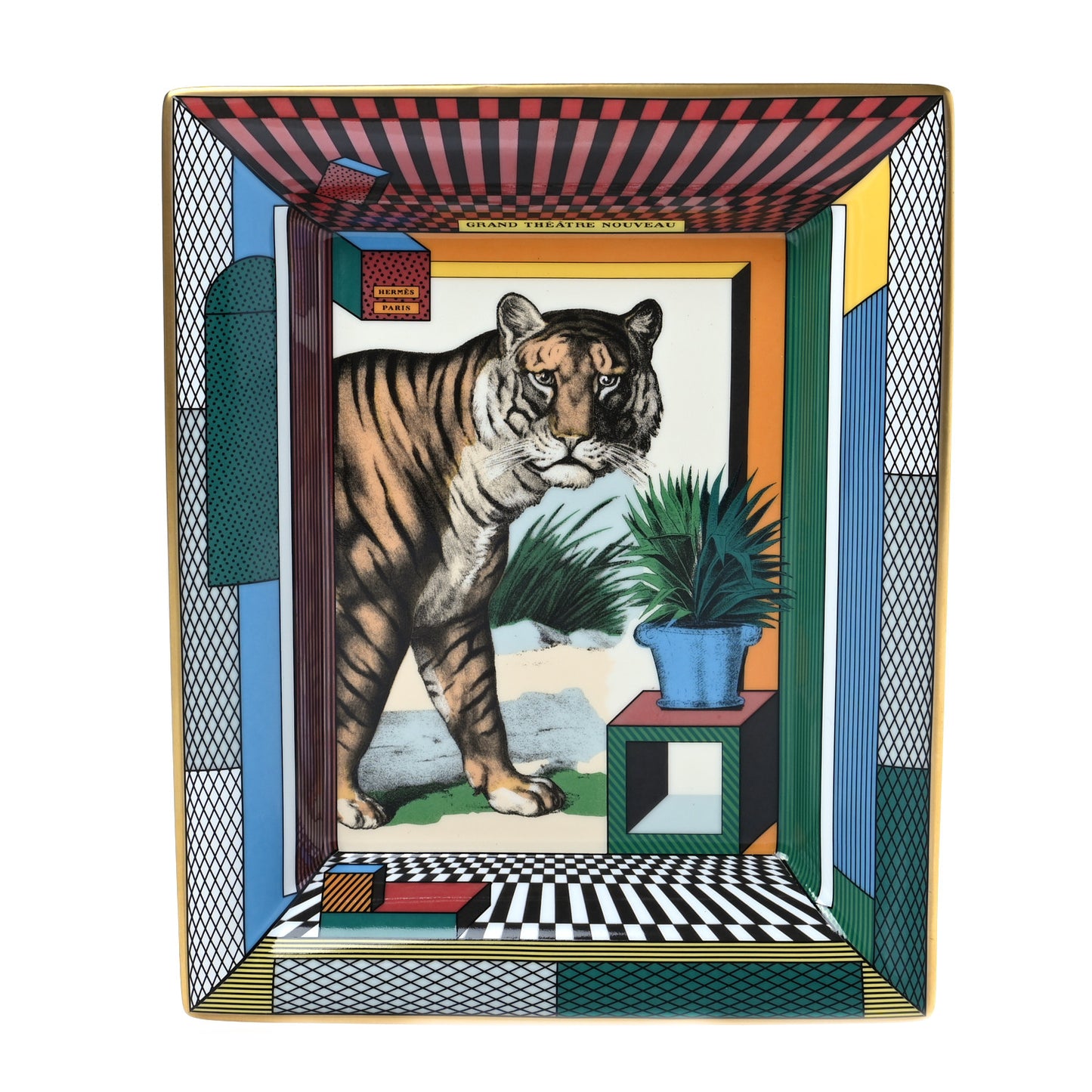 Porcelain Grand Theatre Nouveau Change Tray