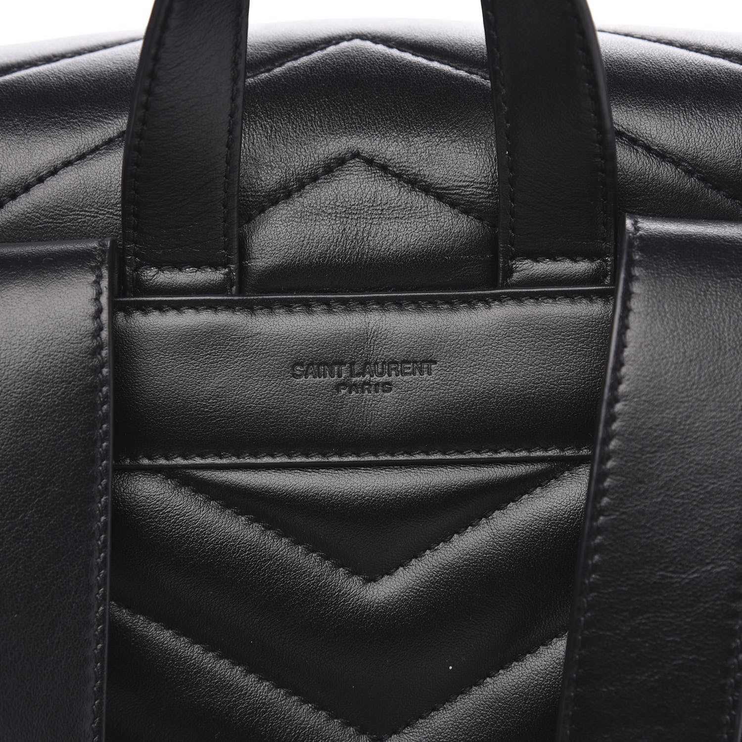 Saint Laurent Calfskin Y Quilted Monogram Medium Loulou Backpack Black 11 of 11