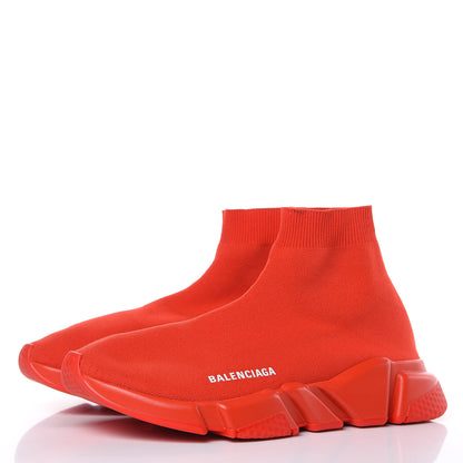 Balenciaga Neoprene Knit Mens Speed Sneakers 41 Red 3 of 10