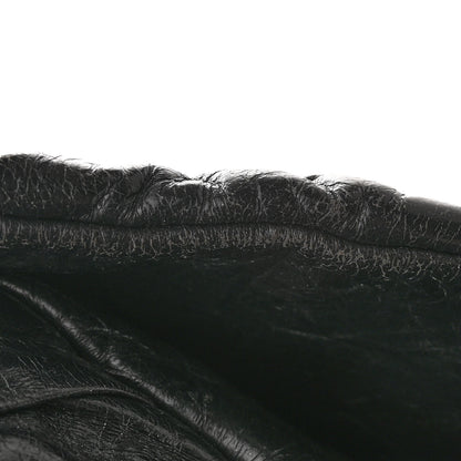 Chanel Glazed Calfskin Twisted Maxi Flap Black 11 of 11