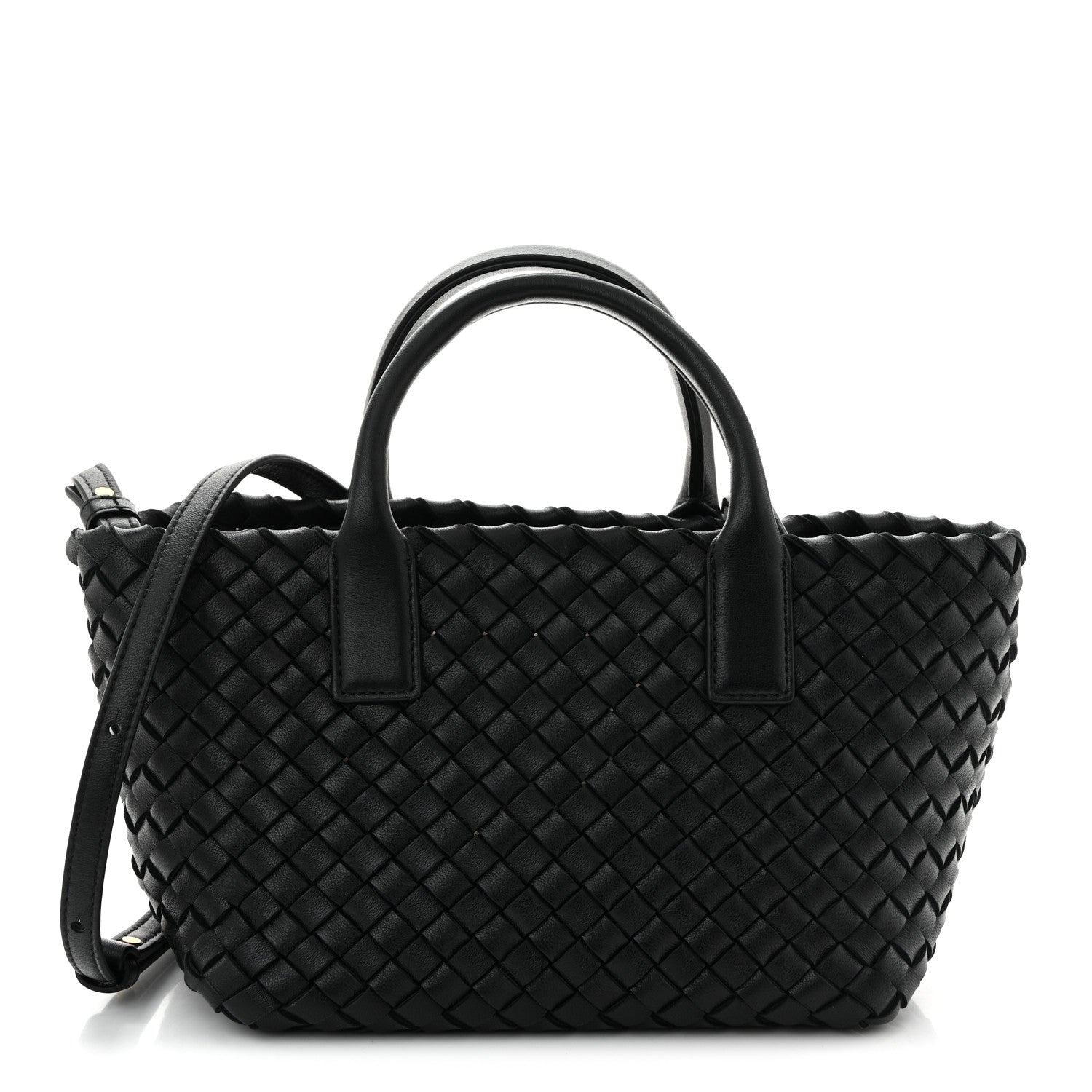 Bottega Veneta Nappa Intrecciato Mini Cabat Black 1 of 10