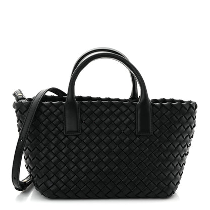 Bottega Veneta Nappa Intrecciato Mini Cabat Black 1 of 10