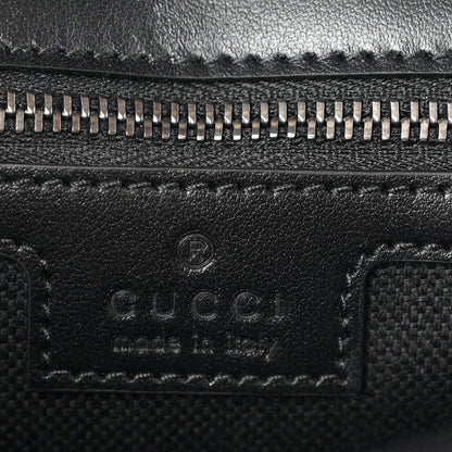 Gucci Calfskin Matelasse Monochrome Small GG Marmont Shoulder Bag Black 5 of 9