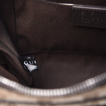 Gucci Monogram Belt Bag Dark Brown 9 of 10