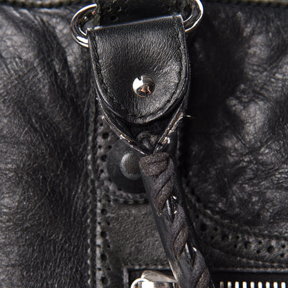 Balenciaga Agneau Giant Brogues Hardware Weekender Black 19 of 20