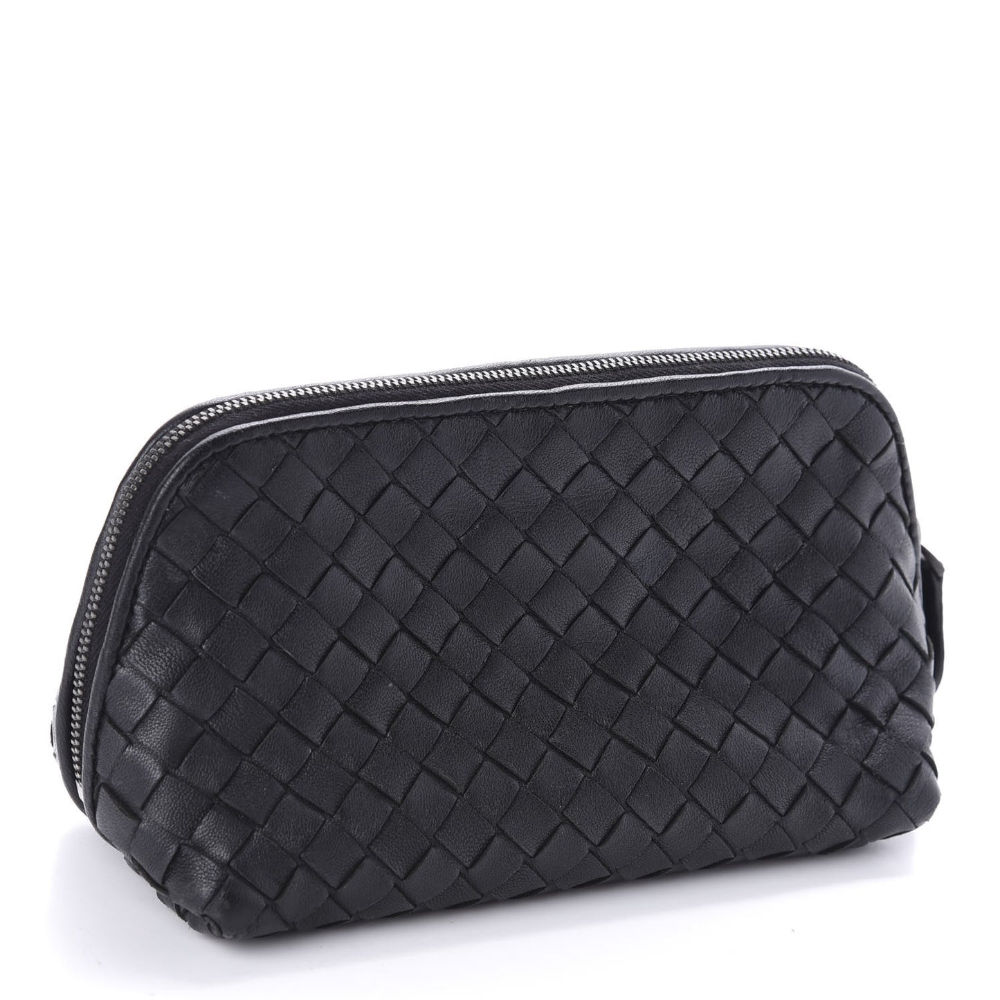 Nappa Intrecciato Cosmetic Case Black